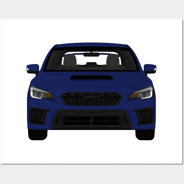 Wrx sti Lapis-Blue Wall Art by VENZ0LIC